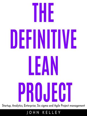 cover image of THE DEFINITIVE LEAN PROJECT